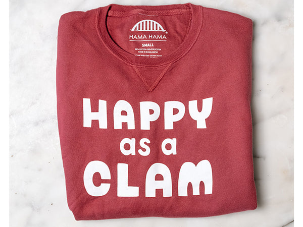Happy as a Clam Crewnecks