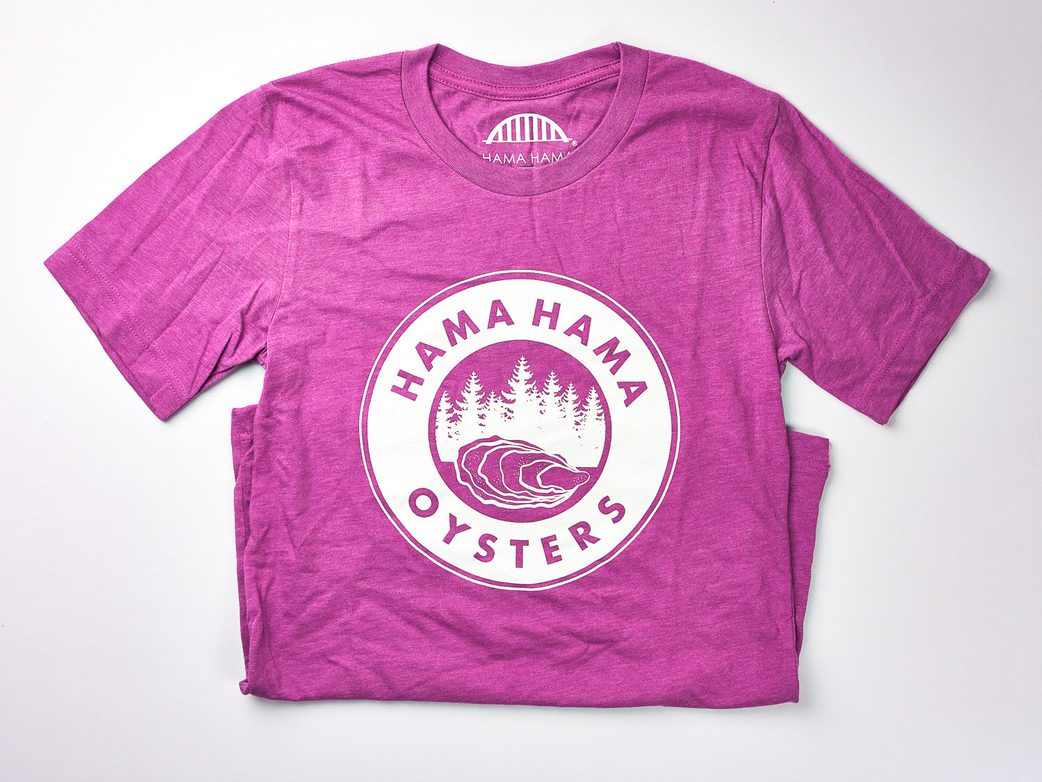 Heather Magenta Old School Tee