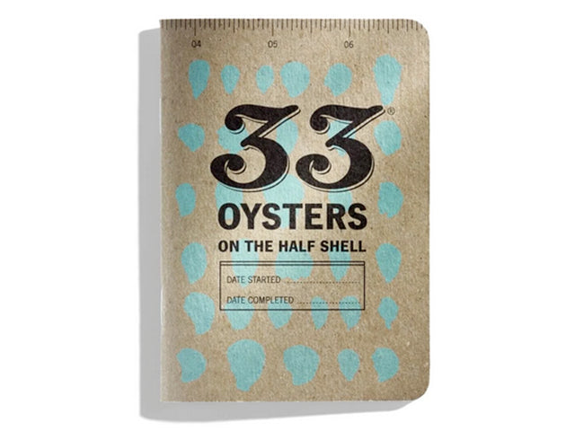 33 Oysters Tasting Booklet